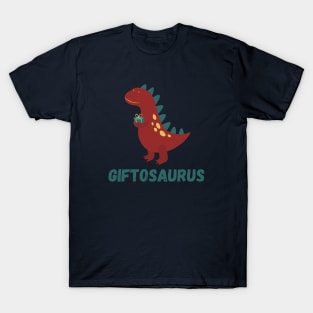 Cute colorful red Giftosaurus dinosaur T-Shirt